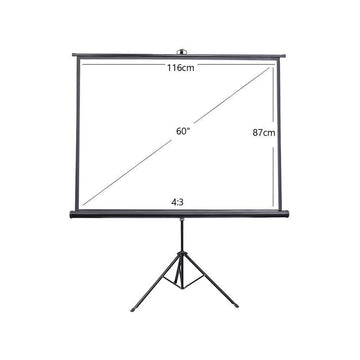 60 inches Tripod Portable Projector Screen