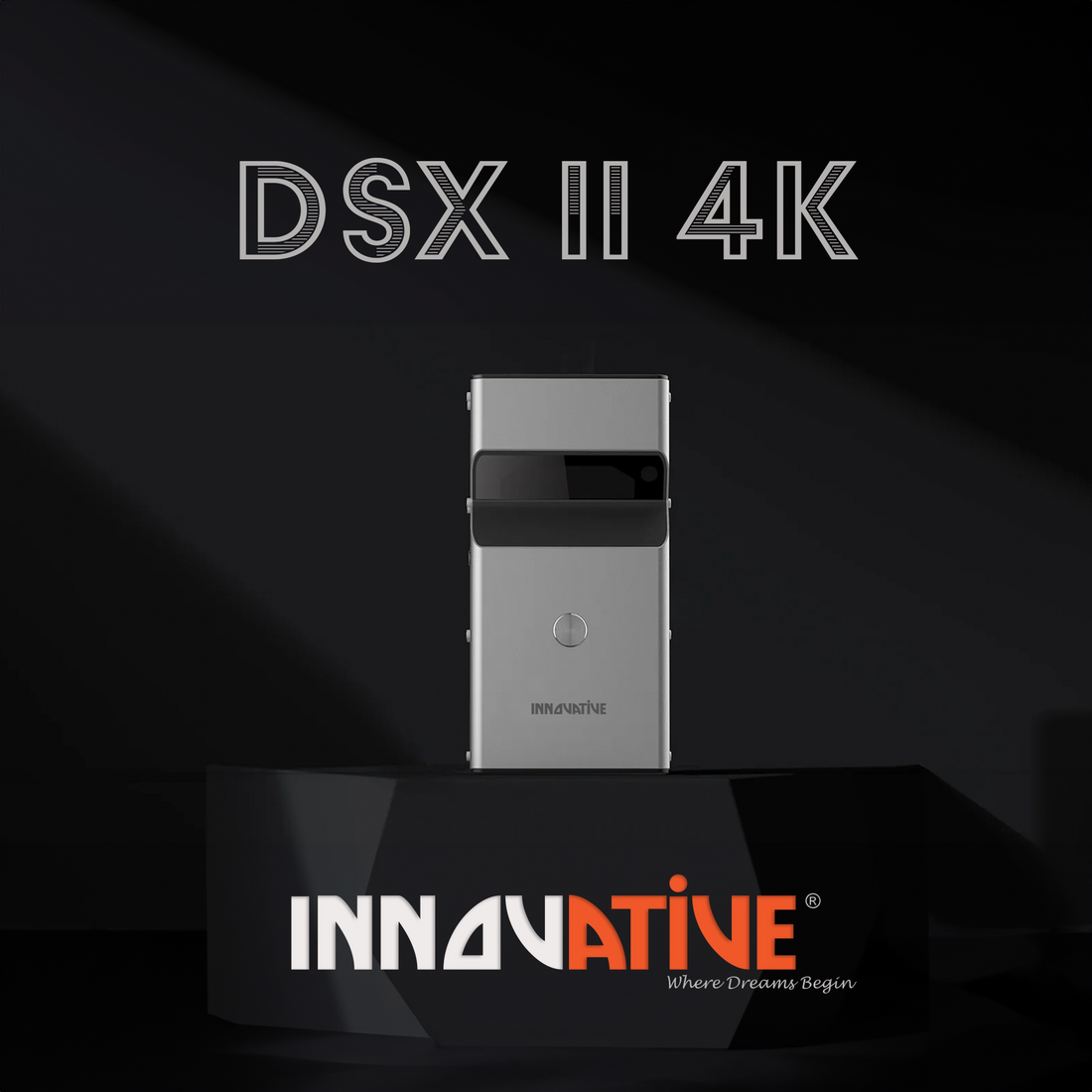 Palm Size INNOVATIVE DSX II 4k Ultra Short Throw Home & Business Smart Projector