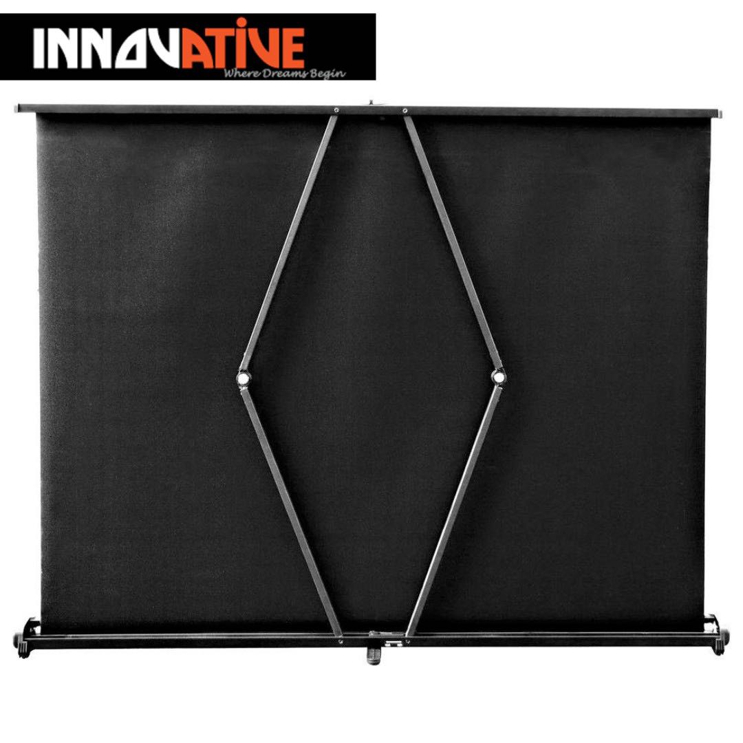 Layar Proyektor Portabel Meja 40" &amp; 50". 