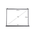 100 inches Simple Manual Projector Screen
