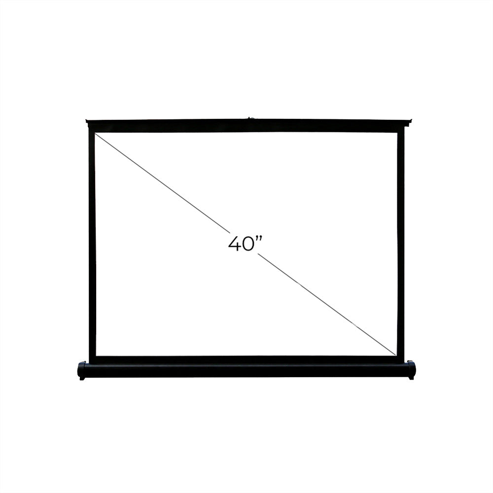 Layar Proyektor Portabel Meja 40" &amp; 50". 