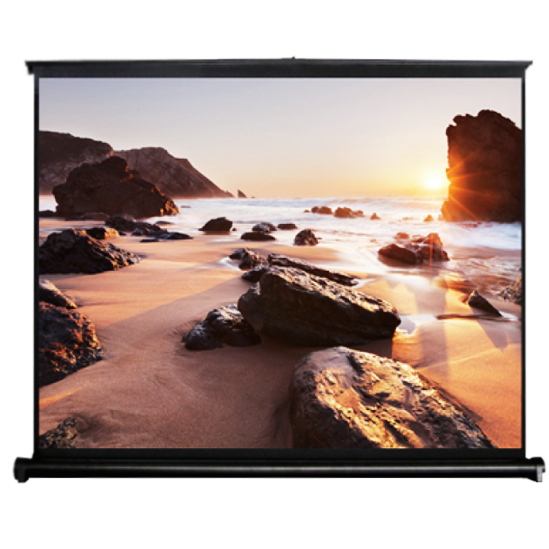 Layar Proyektor Portabel Meja 40" &amp; 50". 